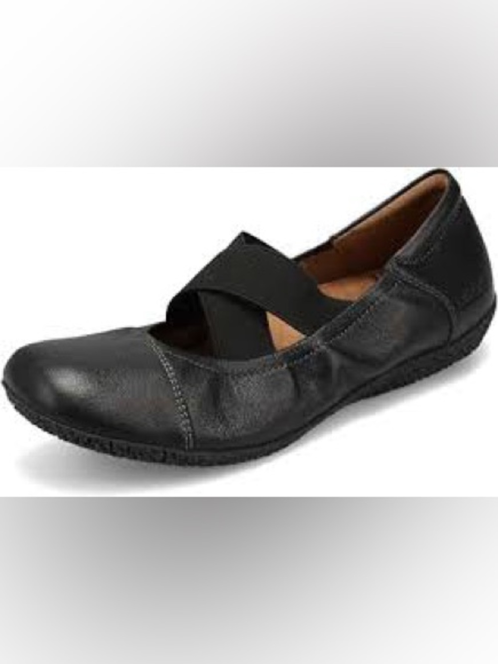 Taos Strapeze Mary Jane Flats Black in color hoop and loop strap Size 8.5 - 9